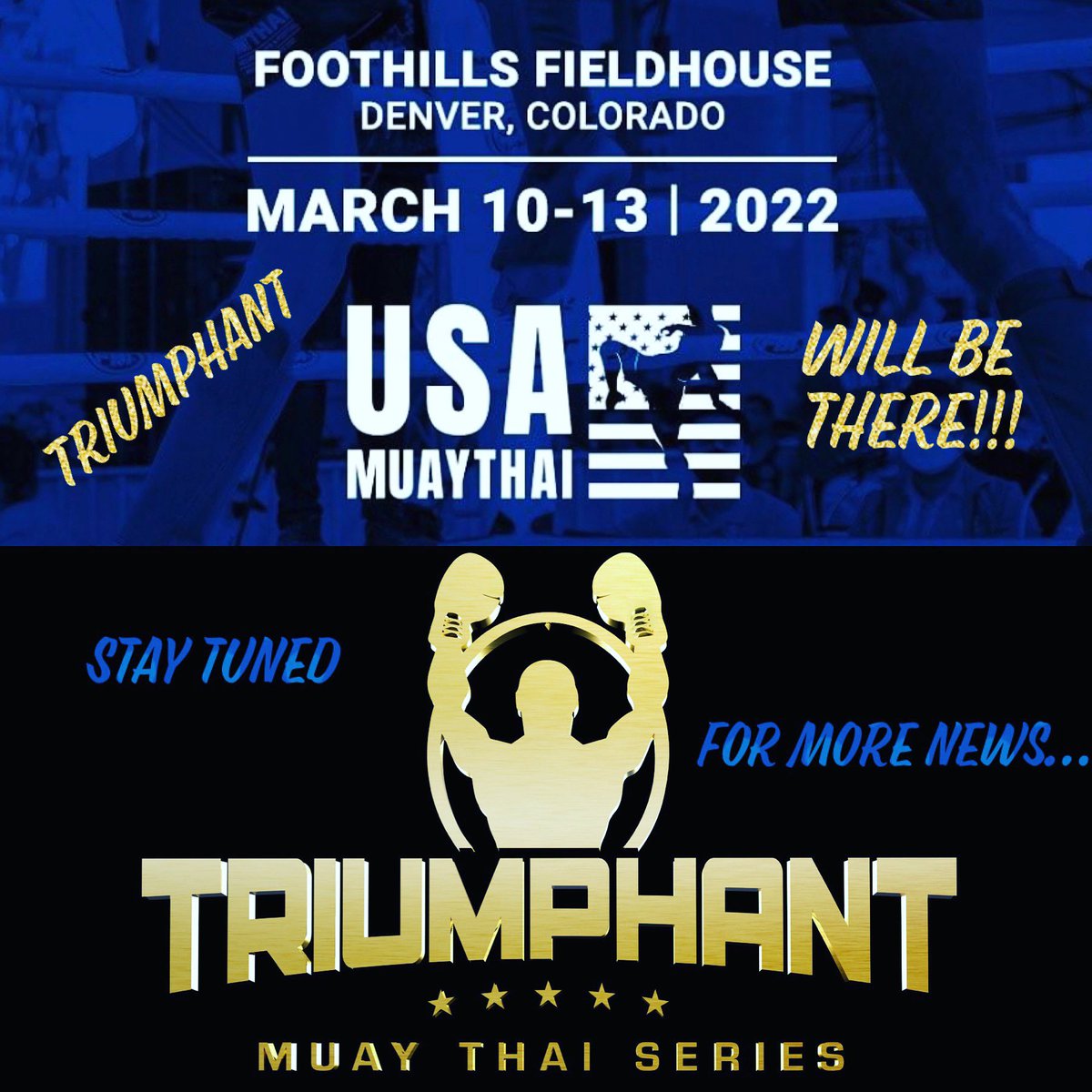We are super proud to see athletes that have graced the Triumphant ring, be selected to compete for a chance at history to represent The #UnitedStates in the #WorldGames 

We plan on being there in Colorado in March to support the Athletes, USMF, and #USAMuayThai 😃🙌🏽
