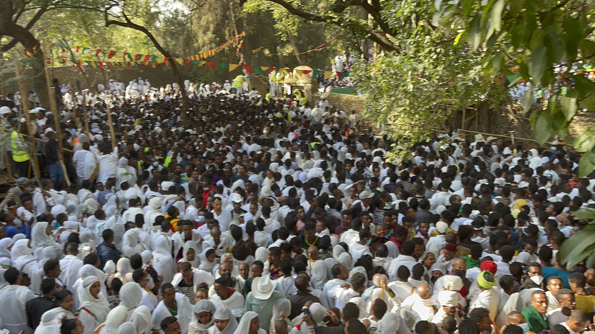 ObangMetho's tweet photo. I would like to take this opportunity to share my reflections of the ጥምቀት (Timket) or Epiphany  celebration of the year 2022, in Gondar city, which I attended today January 19, 2022. https://t.co/tdSy8OstWf