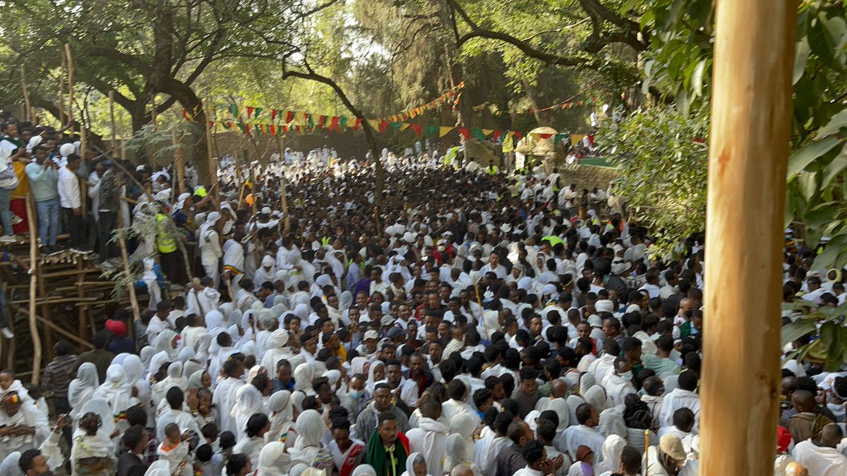 ObangMetho's tweet photo. I would like to take this opportunity to share my reflections of the ጥምቀት (Timket) or Epiphany  celebration of the year 2022, in Gondar city, which I attended today January 19, 2022. https://t.co/tdSy8OstWf