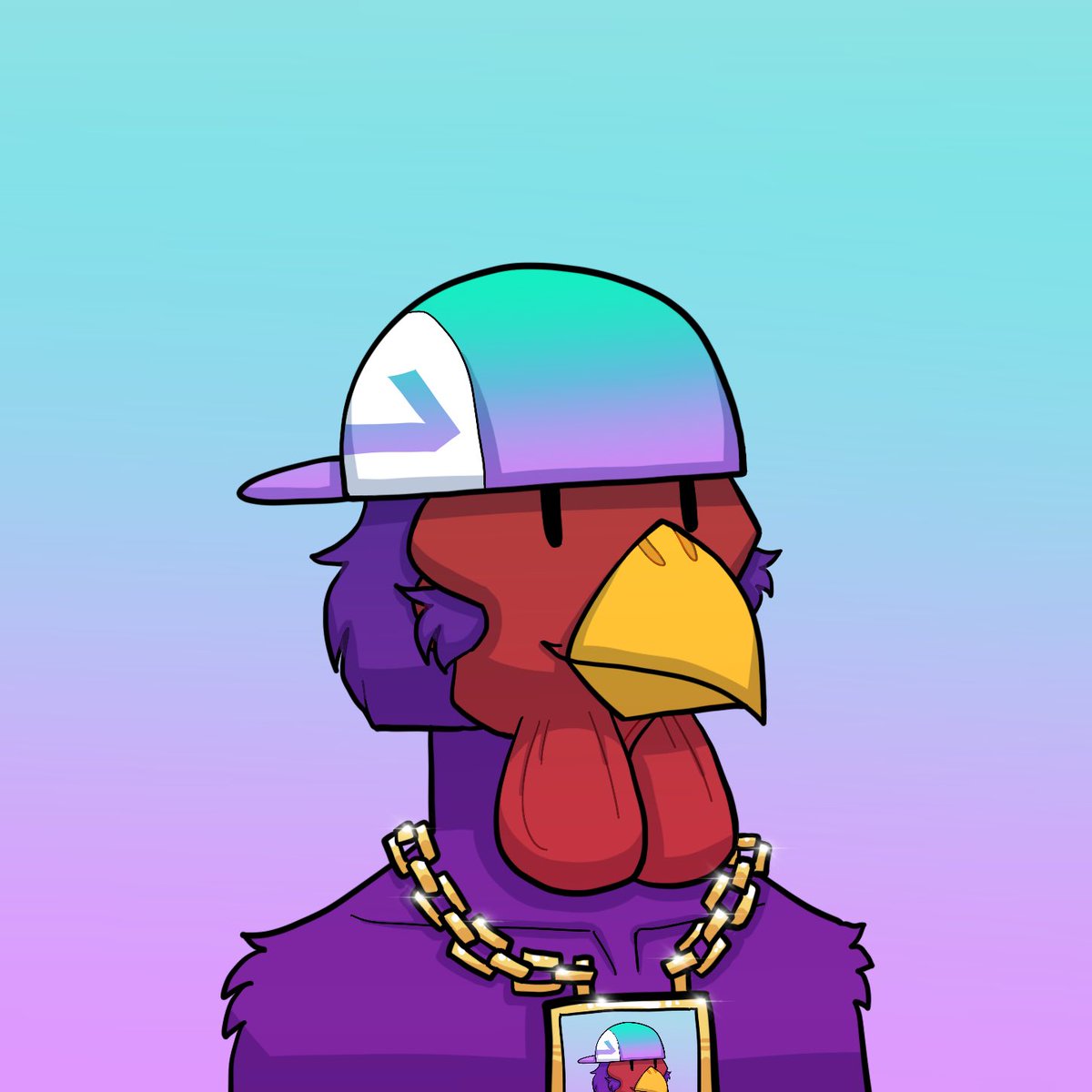 In honours of <a href="/SOLBigBrain/">S◎L Big Brain</a> following us we made an honorary 1/1 rooster for him! We would like to announce a giveaway for 10 WL spots! 

1️⃣Follow @redneckroosters
2️⃣ Like and RT
3️⃣ Tag 2 Friends below! 

Yee-haw! Winners will be announced in 24 hours!