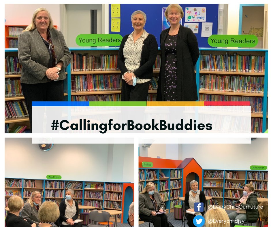 Everychildjsy's tweet photo. What an amazing setting for the children at @JerseyLibrary. Our first fully trained "Book Buddies" from our charity and @RotaryJersey are ready to read 📚with our young islanders from 2nd February. 
💙Join us in our next training session at 3-4 pm, 26 Jan, next Wednesday. https://t.co/sqBoXRQkvT