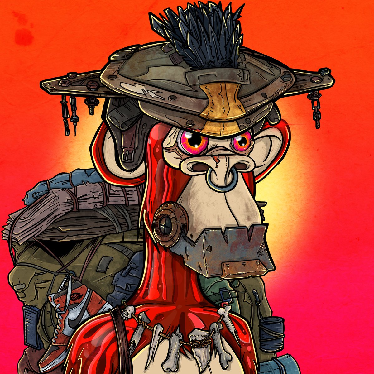 ashihadah's tweet image. LFG @apocalypticapes #AAPES #AAPESTOTHEMOON #RUBYGANG