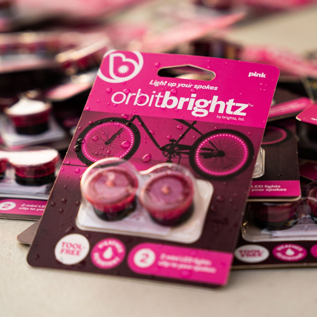 ride with a snap! Clip orbitbrightz 