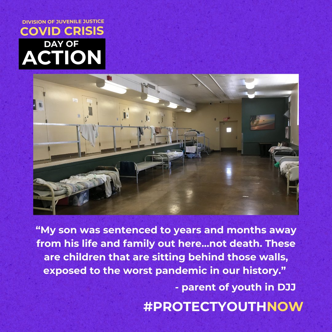 cdfca's tweet photo. RT if you agree Gavin Newsom should stop the COVID outbreak in youth detention facilities & prisons :#ProtectYouthNow #ReleaseYouthNOW https://t.co/orQbMFAUuV