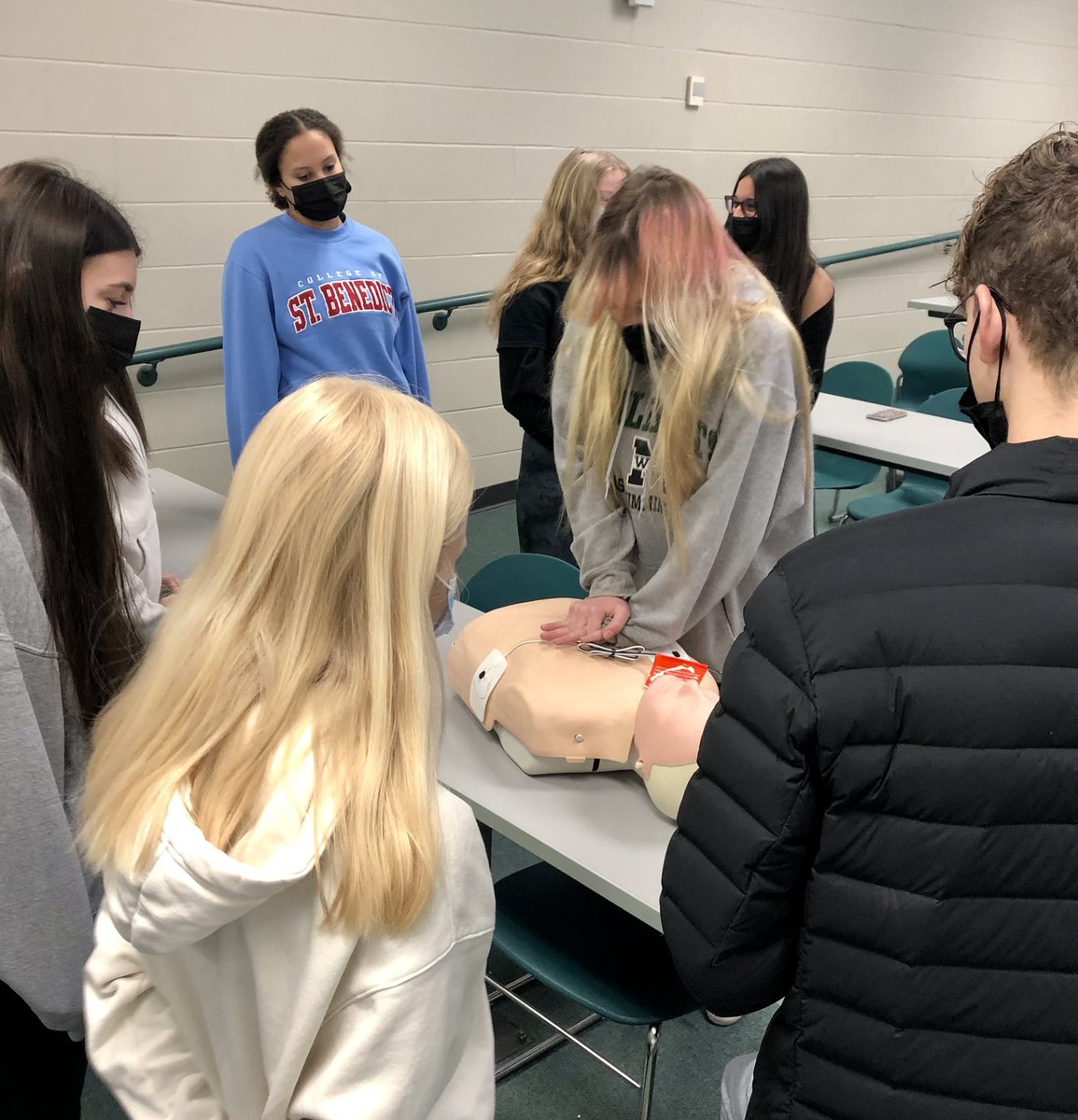 Millard West HOSA (@mwhosa) on Twitter photo MWHS HOSA students getting some hands on AED training! #futurehealthprofessionals <a href="/MWHSactivities/">Millard West Activities</a> <a href="/MWHSCatalyst/">MWHSCatalyst</a> <a href="/getiemann/">Greg Tiemann</a> <a href="/jsutfin/">@jsutfin</a> <a href="/HOSANebraska/">Nebraska HOSA</a> MWHS HOSA students getting some hands on AED training! #futurehealthprofessionals <a href="/MWHSactivities/">Millard West Activities</a> <a href="/MWHSCatalyst/">MWHSCatalyst</a> <a href="/getiemann/">Greg Tiemann</a> <a href="/jsutfin/">@jsutfin</a> <a href="/HOSANebraska/">Nebraska HOSA</a>