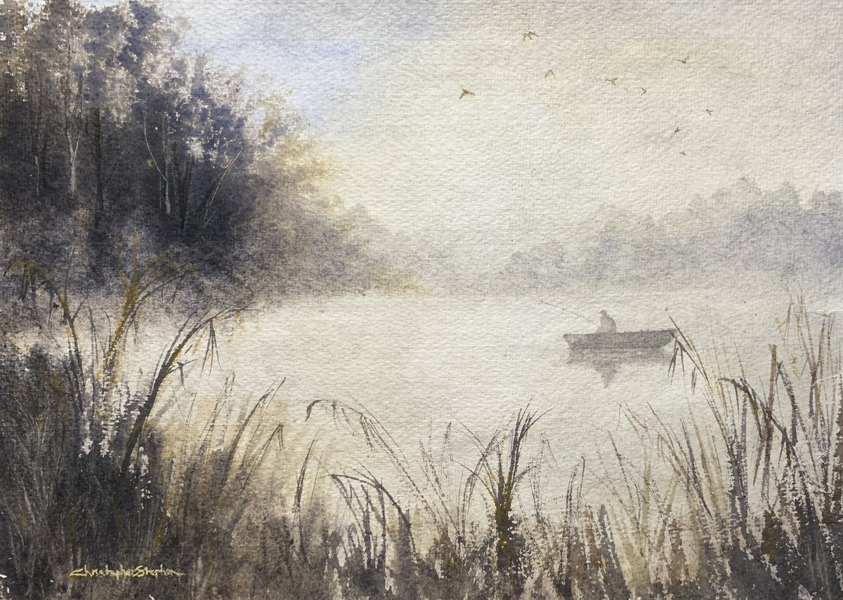 ChrisStephenArt's tweet photo. “Fisherman” #watercolour #art https://t.co/EOjQQJTYCb