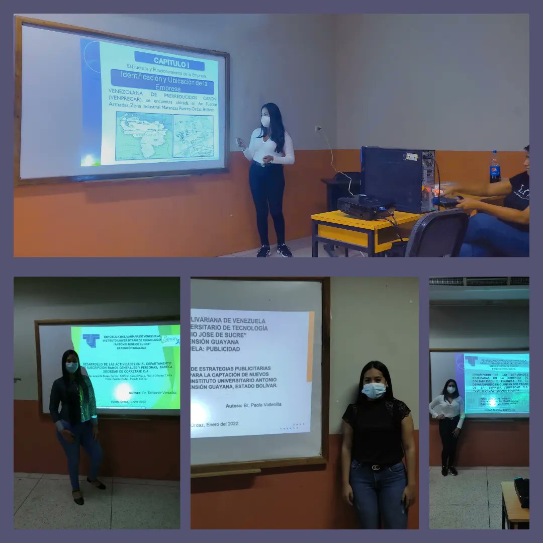 UTSGuayana's tweet photo. Defensas de Pasantías. 
 Felicitamos al los bachilleres que acaban culminar exitosamente esta etapa. 

#SomosUTS 
#UTSGuayana 
#Pasantias
#PracticaProfesional
#Educacion 
#EducacionUniversitaria 
#EducacionADistancia 
#AquiEstanLosMejores 
#ADistanciaSiempreContigo https://t.co/NkGfwiZPso