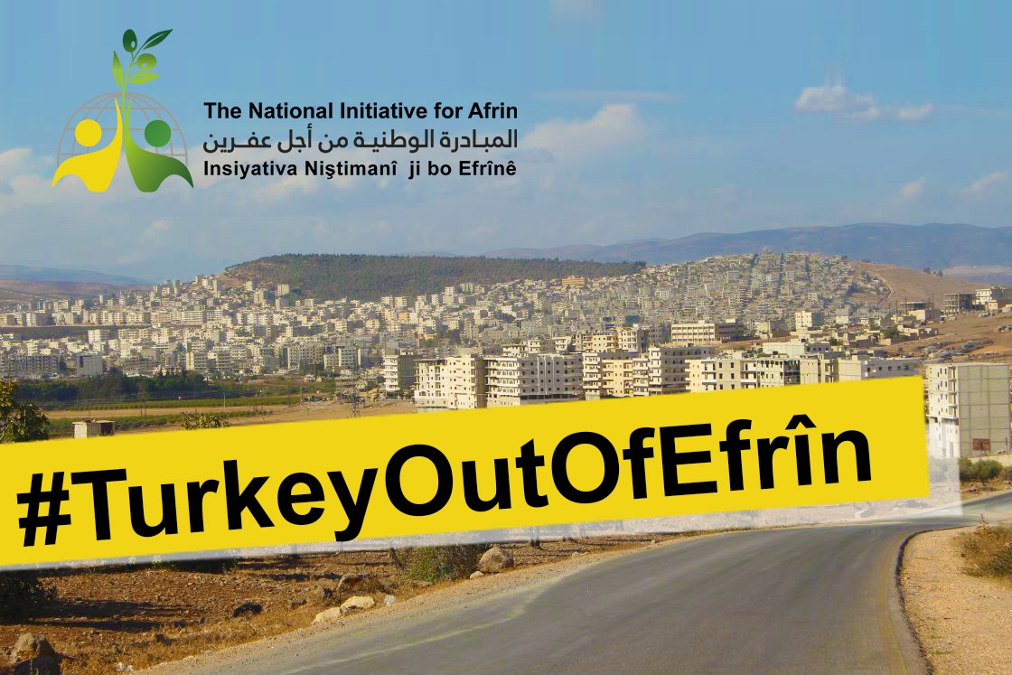 DM_Rojava's tweet photo. #TurkeyOutOfEfrîn https://t.co/ekFYqFOBot