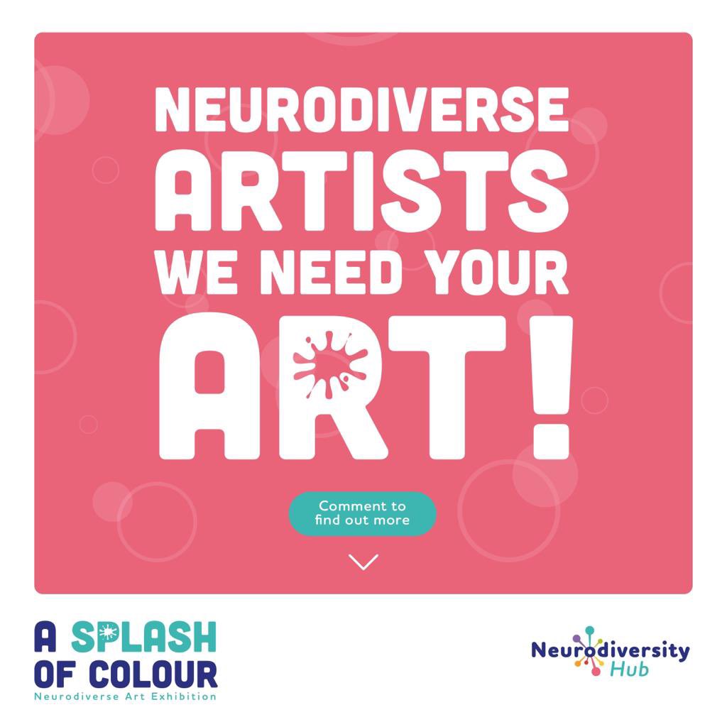 NDHubNorthants (@ndnorthants) on Twitter photo Are you a #neurodiverse #artist?
Would you like to exhibit your artwork at the launch of our #Neurodiversity Hub in #wellingborough #Northamptonshire ?
Is so, comment below.
<a href="/BBCNorthampton/">BBC Northamptonshire</a> <a href="/UniNorthants/">UniofNorthampton</a> <a href="/ChronandEcho/">Northampton Chron</a> <a href="/NorthamptonUK/">Northampton - Northants Live</a> @HealthySchools5 <a href="/SaintsRugby/">Northampton Saints 😇</a> Are you a #neurodiverse #artist?
Would you like to exhibit your artwork at the launch of our #Neurodiversity Hub in #wellingborough #Northamptonshire ?
Is so, comment below.
<a href="/BBCNorthampton/">BBC Northamptonshire</a> <a href="/UniNorthants/">UniofNorthampton</a> <a href="/ChronandEcho/">Northampton Chron</a> <a href="/NorthamptonUK/">Northampton - Northants Live</a> @HealthySchools5 <a href="/SaintsRugby/">Northampton Saints 😇</a>