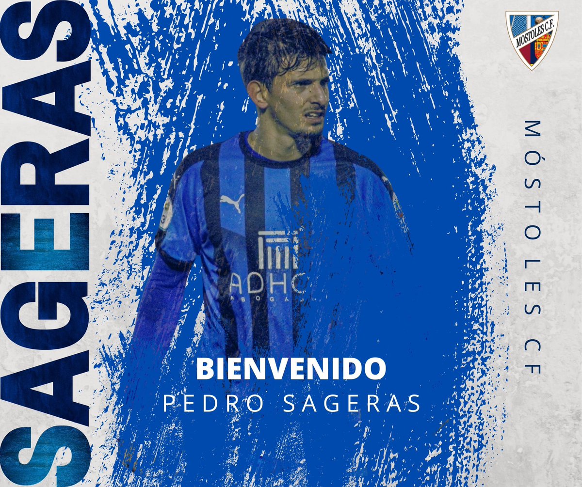 CDMostolesOfic's tweet photo. FICHAJE | Damos la bienvenida a nuestro nuevo jugador Pedro Sageras @PedroSageras procedente del CD Moscardó. 
➖ Delantero
➖ 26 años
➖ Nacionalidad: argentino - español

¡Bienvenido a tu nueva casa! https://t.co/fCSeMCvpPj