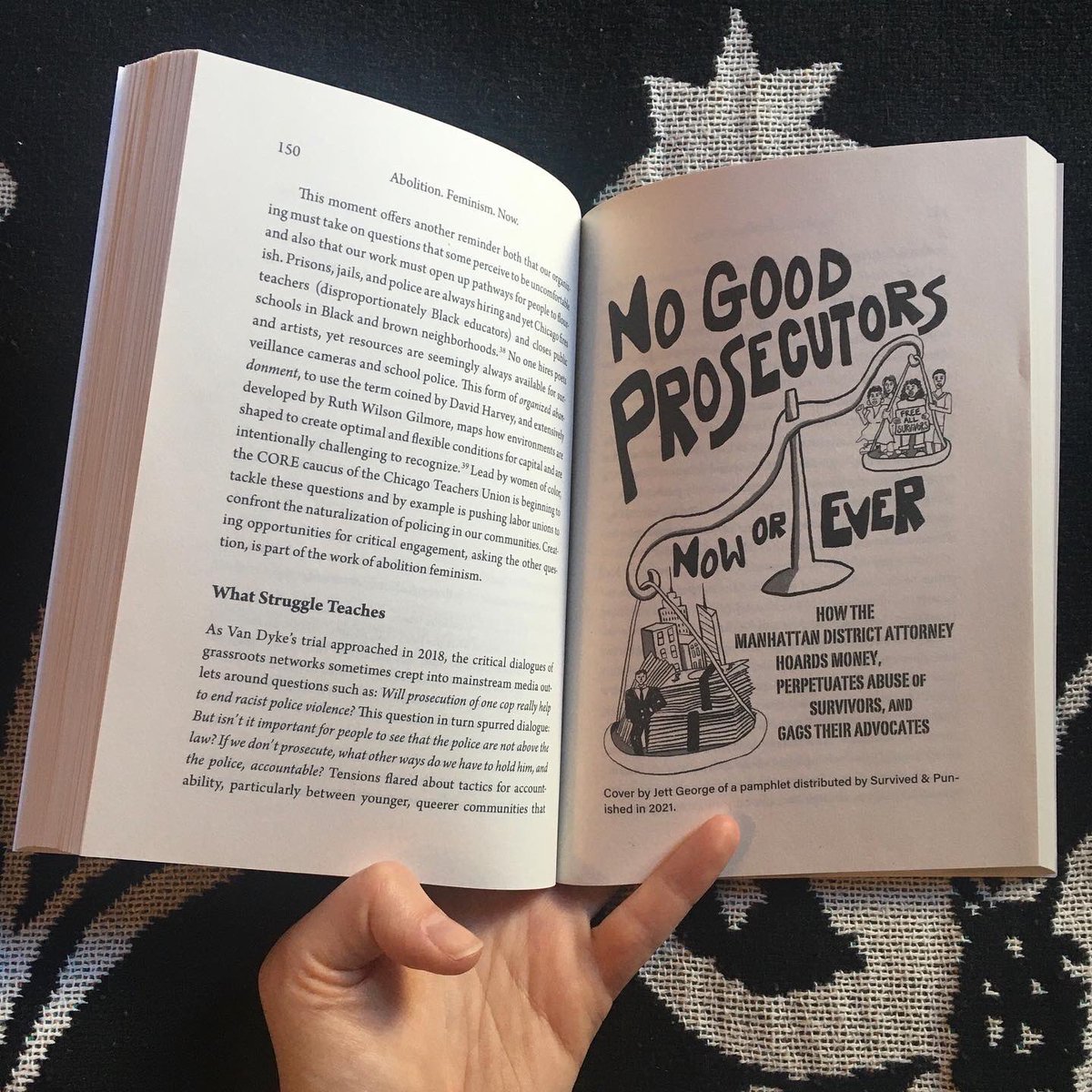 I’m so excited to have an illustration included in this amazing book! 💥🔥

You can get a copy @haymarketbooks and read the No Good Prosecutors zine from @survivepunishNY at the link in my bio. 

#AbolitionFeminismNow #AbolitionNow #FreeAllSurvivors