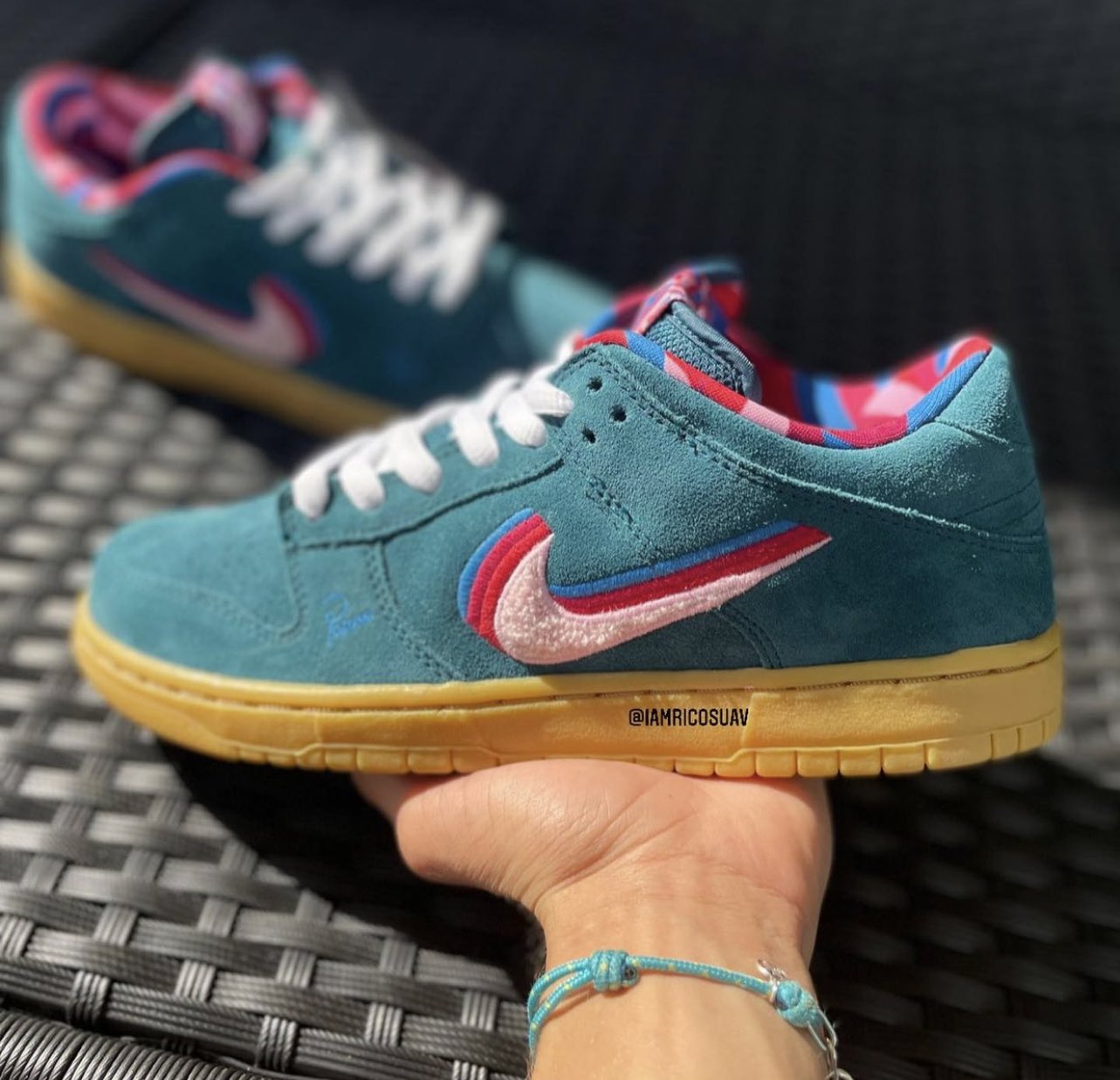 Sb dunk low parra f&f sale