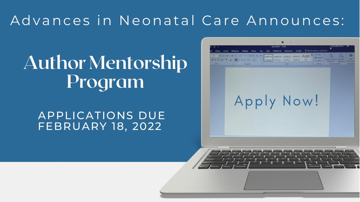 Advances in Neonatal Care tweet media