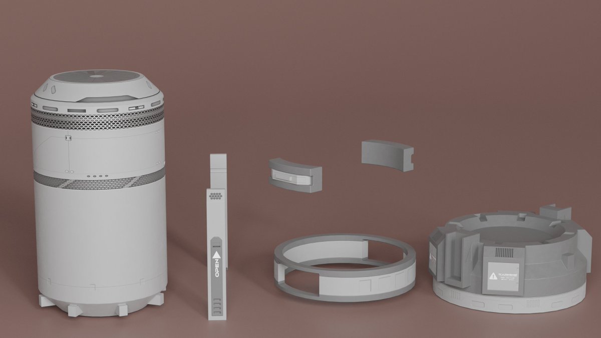 CGSebSciFi's tweet photo. Here is my latest project: Power generator game-ready asset done entirely with #Blender3d and the help of #FluentAddon and #FluentMaterializer https://t.co/gpWU0ZpEN2
