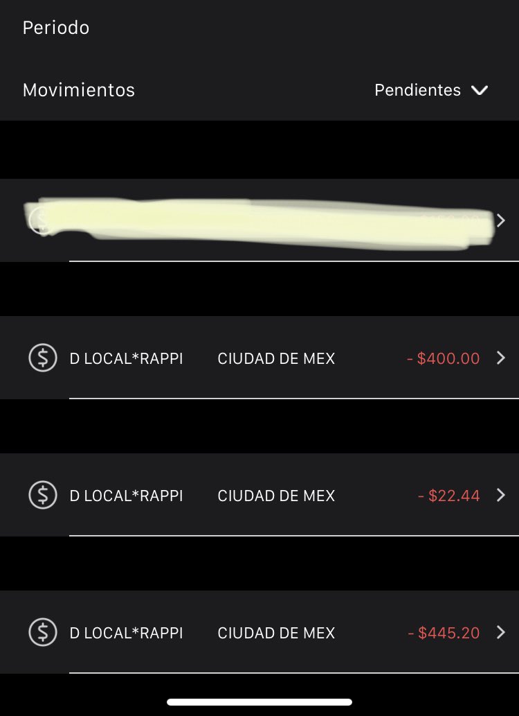 Tanyyys's tweet photo. @RappiMexico me hicieron 3 cargos en mi tarjeta, están en estado pendiente, pero no hice ninguna compra…  ¡Que carajos!? https://t.co/fZTMnkY1EW