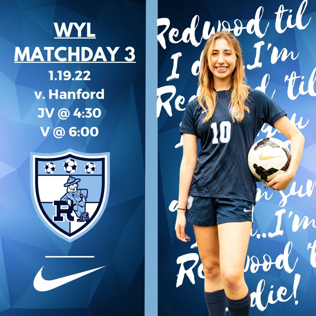 RHSWomensSoccer's tweet photo. 🔵WYL MATCHDAY 3🔵

Back home. Let’s get it. 

#redwoodtilwedie https://t.co/xKWKutEpPH
