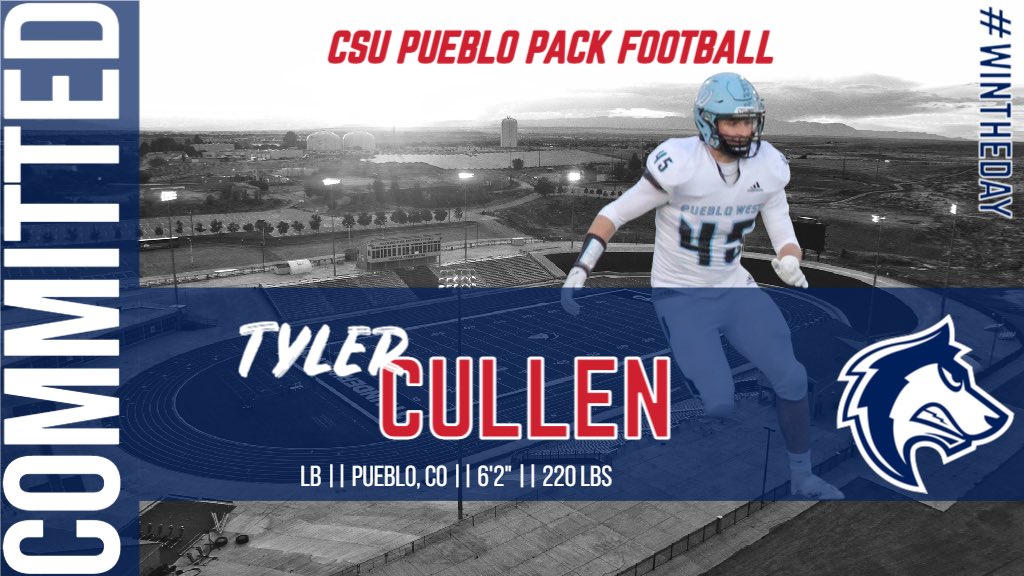 Tyler Cullen (@tylercullen45) on Twitter photo I am blessed to announce my commitment to CSU-P. I’d like to thank my family, friends and all the coaches that have helped develop me as a football player. Thank you <a href="/CoachWristen/">John Wristen</a> for this opportunity. <a href="/SixZeroAcademy/">Coach Matt McChesney</a> <a href="/TrainFastPueblo/">F.A.S.T.</a> <a href="/coachwilks/">Daren Wilkinson</a> <a href="/CoachLev1/">Coach Lev1</a> <a href="/CoachSmith91/">Herman Smith</a> #HWPO I am blessed to announce my commitment to CSU-P. I’d like to thank my family, friends and all the coaches that have helped develop me as a football player. Thank you <a href="/CoachWristen/">John Wristen</a> for this opportunity. <a href="/SixZeroAcademy/">Coach Matt McChesney</a> <a href="/TrainFastPueblo/">F.A.S.T.</a> <a href="/coachwilks/">Daren Wilkinson</a> <a href="/CoachLev1/">Coach Lev1</a> <a href="/CoachSmith91/">Herman Smith</a> #HWPO