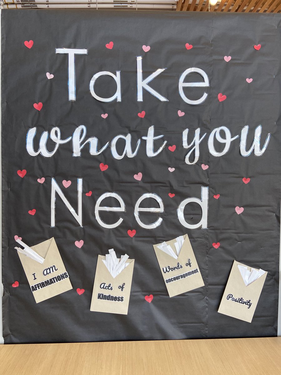 pdangsta's tweet photo. Middle School Educational Assistants created a space for student positivity, kindness, and encouragement. We care about our students! ⁦@AACSMiddle⁩ https://t.co/kdA01rwCyW