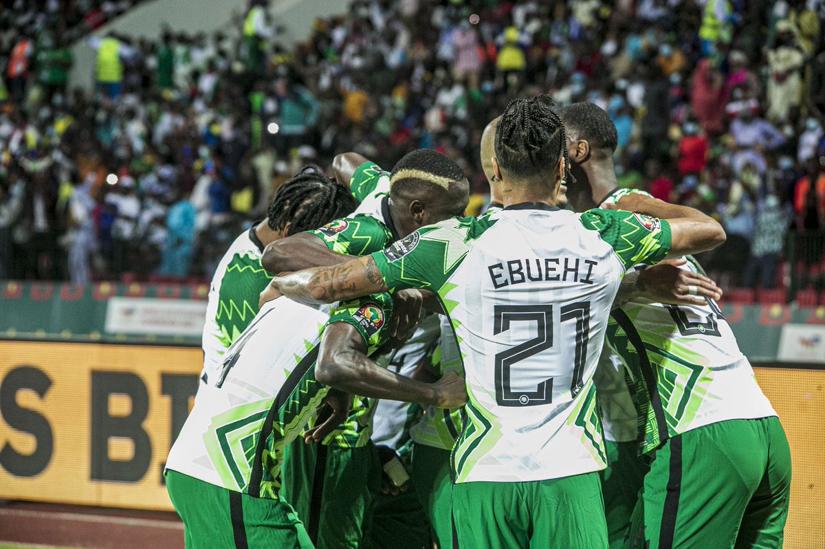 Group stage conquered. On to the next round. Thank you all for your support. We stay focused. #SoarSuperEagles #Team9jaStrong #TeamNigeria