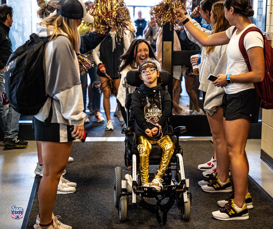 GoTeamIMPACT's tweet photo. .@BCwlax signed not one but TWO new National Champs to their roster when they snagged top recruits Lucy and Sophie!
 
Lifelong fans of the @BCEagles, the sisters are carrying on the family tradition at @BostonCollege, where their parents met when they were students. 🦅 https://t.co/BrawC5RntQ