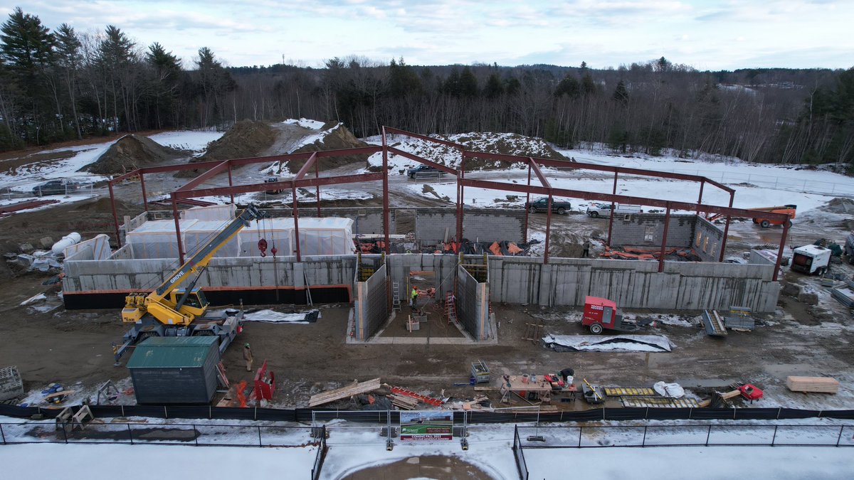 TCTerriers's tweet photo. 2022 is looking bright! Check out the progress of our new Sports Center -- opening this fall. Want to be part of the excitement? Become a Terrier by applying today --- https://t.co/eXV95EBMXU https://t.co/CSW4aApviE