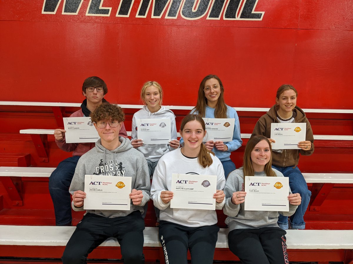 Academic Lettering Presentation held at Wetmore High school today. Also honored the work keys NCRC recipients.