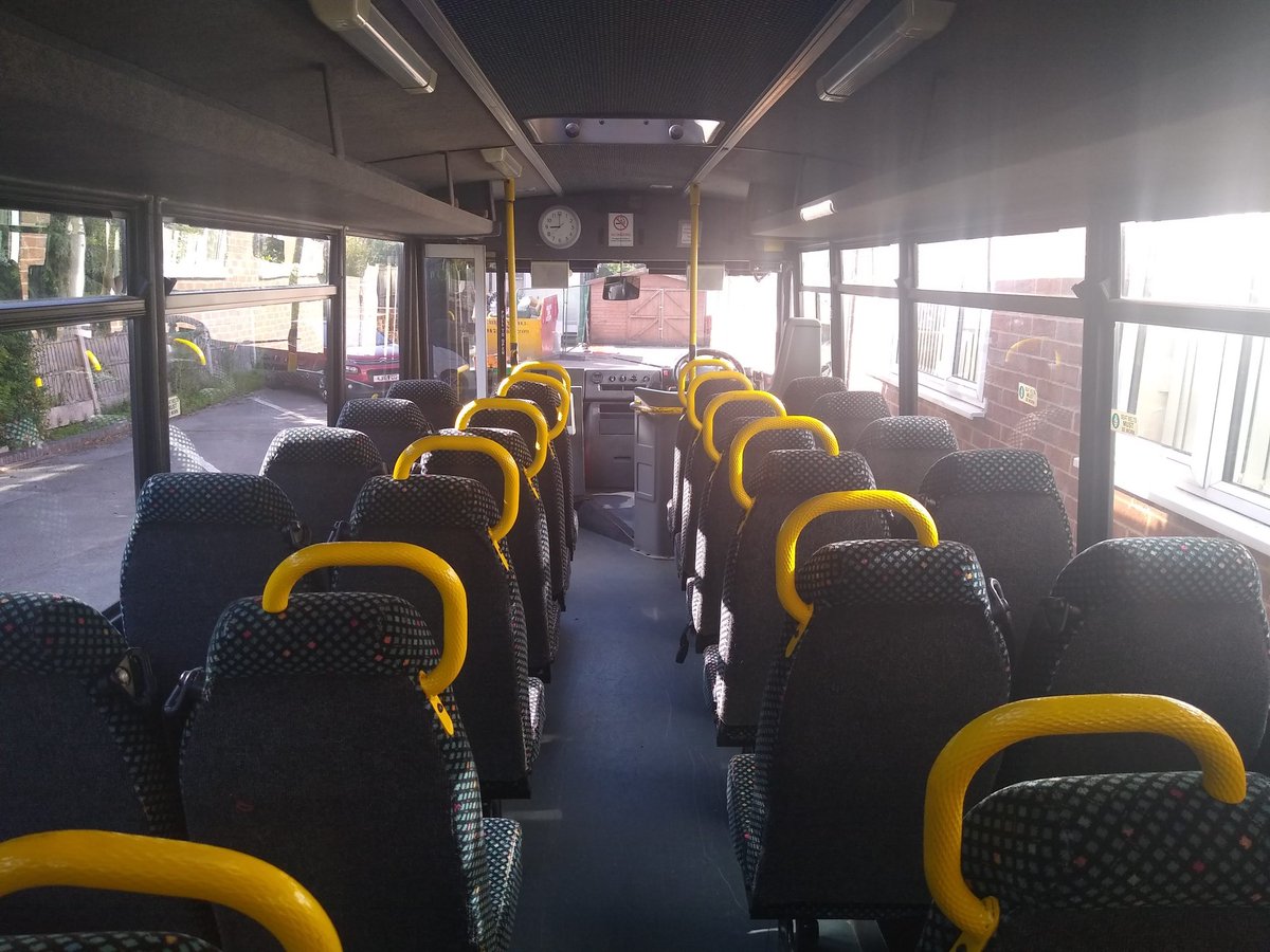 eco_eps's tweet photo. Our new Eco hub (bus) is open and ready for exciting activities. What a transformation! #EPSNurture Today we had our first visitors for refreshments during our afternoon football match with @PownallSchool https://t.co/8BLqfQiZNr