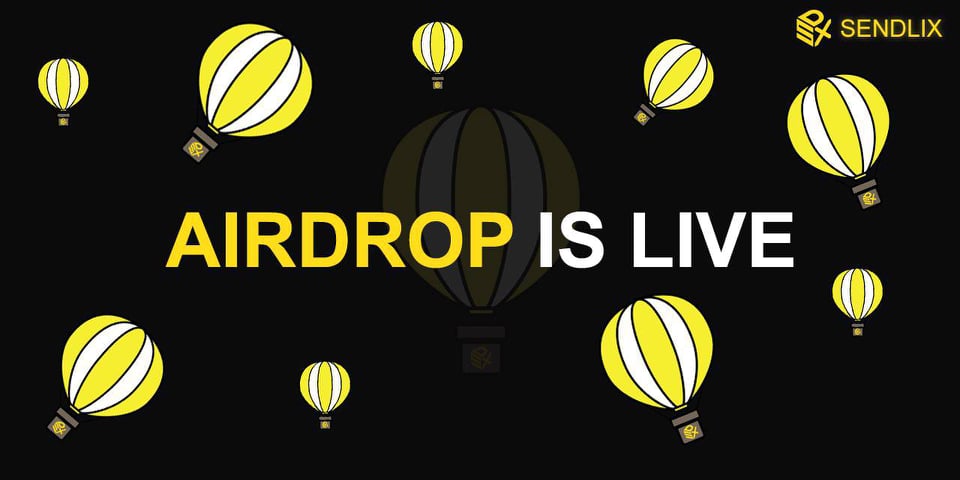 sendlix's tweet photo. 🥳Sendlix team is launching AIRDROP #1, in which 100 lucky participants will win 20000 of SDX tokens.
And of course don‘t forget to tell Your friend🥳
All needed information You can find at our telegram:
https://t.co/PYFWa6hlEQ
Our website: https://t.co/TFZUGrDey5 https://t.co/PcHwUCf3GV