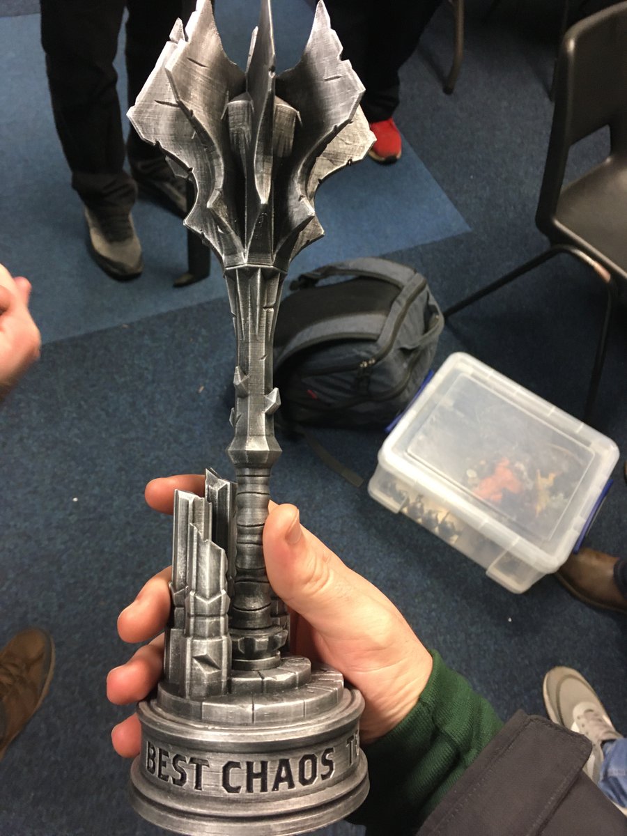 DoctorNobody11's tweet photo. A good time in Sterling! Won a trophy for most sporting Chaos player! (Yeah, I don’t know how either!) https://t.co/f2fq4d8BAX
