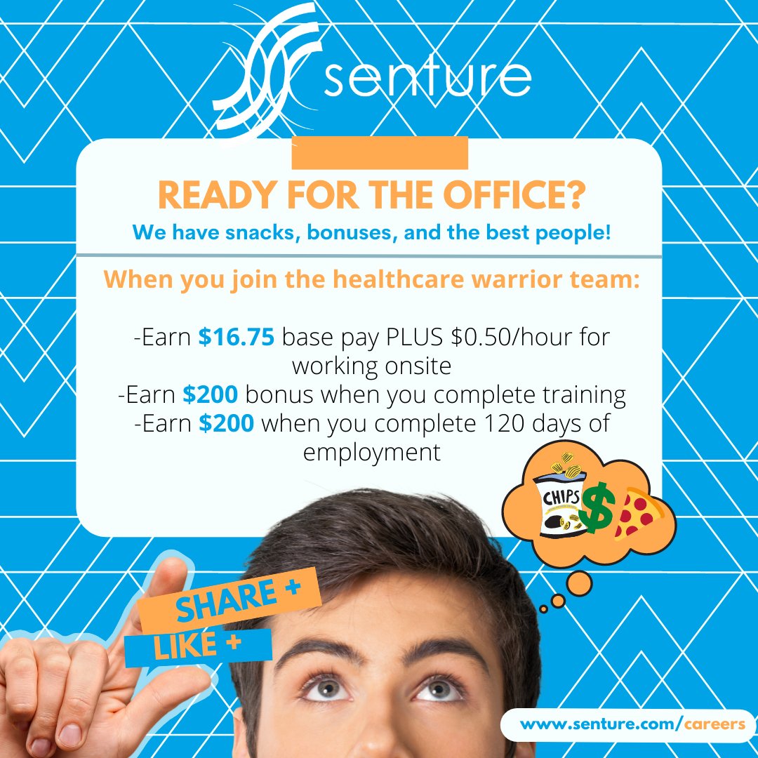 senture_LLC's tweet photo. Snacks, money, and SO MUCH MORE! Apply today: https://t.co/6JN5RUdn9Q https://t.co/7GFE923fYx