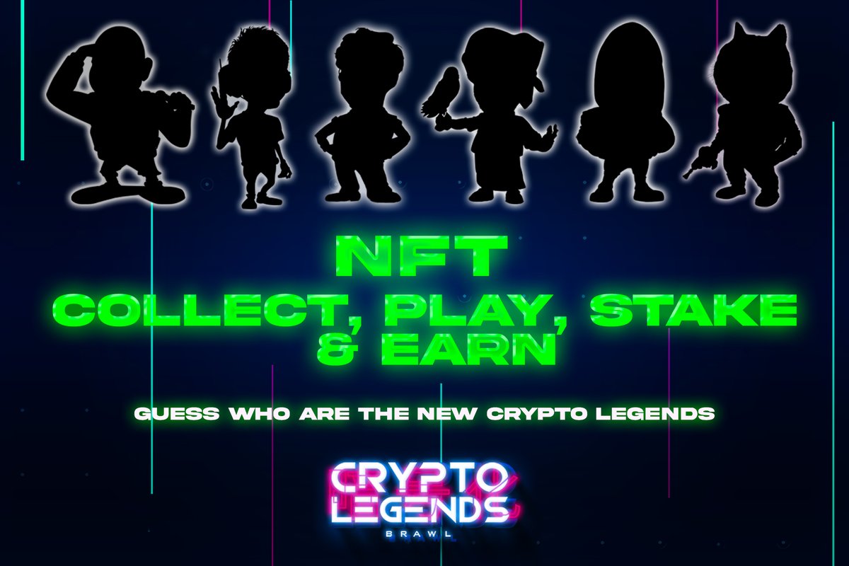 CLB_Game_NFT's tweet photo. 📢 Welcome to Crypto Legends Brawl‼️

The First #NFTCollection  &amp; #NFTGame  starring the real Crypto Legends
Collect, Fight, Stake &amp; Earn 💰 

The first Crypto Legends are ready, stay tuned and play our GuessWho game to win Rewards🏆

Website and details are coming very soon‼️ https://t.co/HUWPdIQi6V