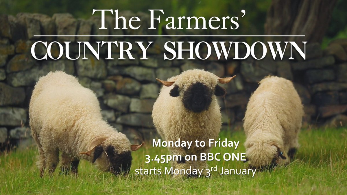 We are on the Farmers Country Showdown tomorrow. Tune in to BBC 1 at 15.45.