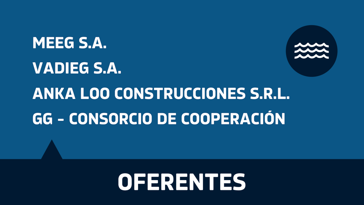 👷‍♂️ Se presentaron 4 oferentes 👇👇👇