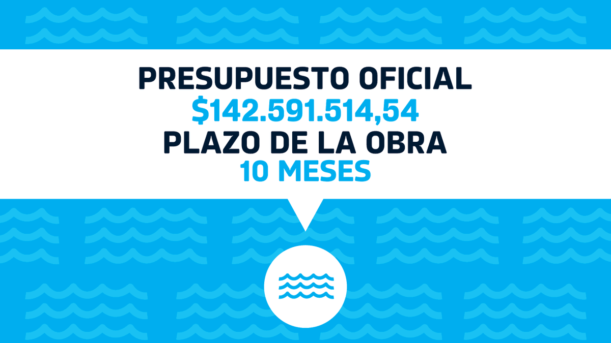 💵 Presupuesto Oficial: $142.591.514,54 
🗓 Plazo de obra: 10 meses