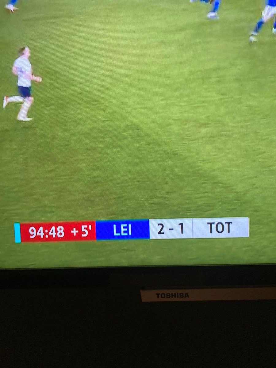 WelBeast's tweet photo. How will I explain to  my kids Leicester lost this game? https://t.co/e1XyIPtUwh