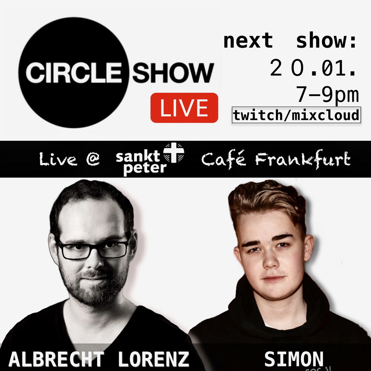 Circleshow_ffm's tweet photo. Morgen Abend live aus Frankfurt! #dj #radio #radioshow #Livestream https://t.co/XxklYQeSmC