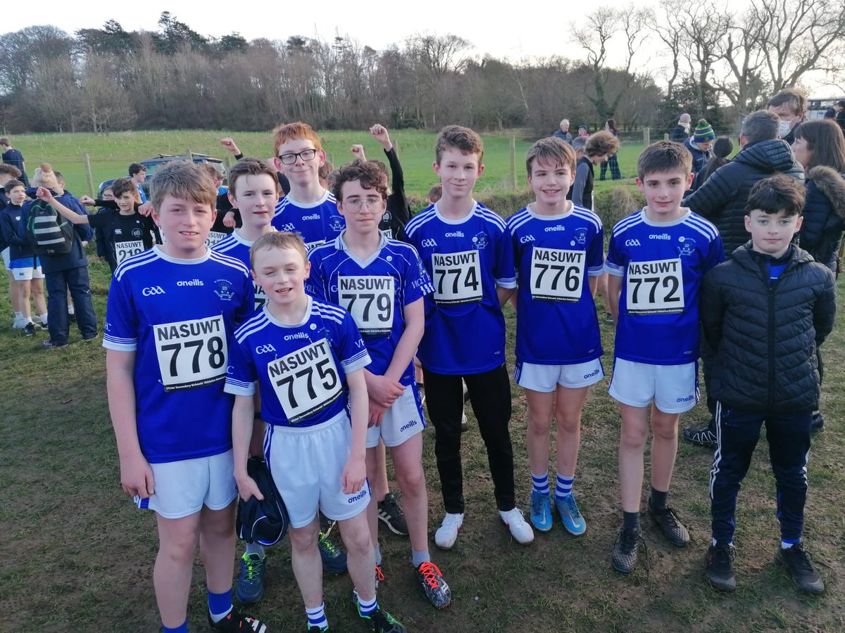 We had some fantastic results at the Cross Country in Delamont today. Well done to all our athletes and Mr Henry and Mr Friel for all their great coaching with these boys.