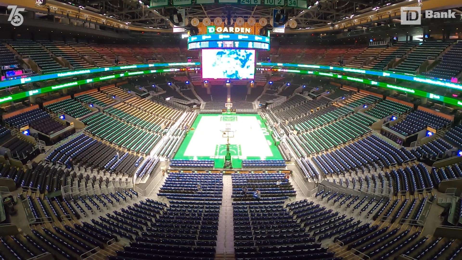 Boston Celtics' TD Garden - 8x10 Interior Color Photo