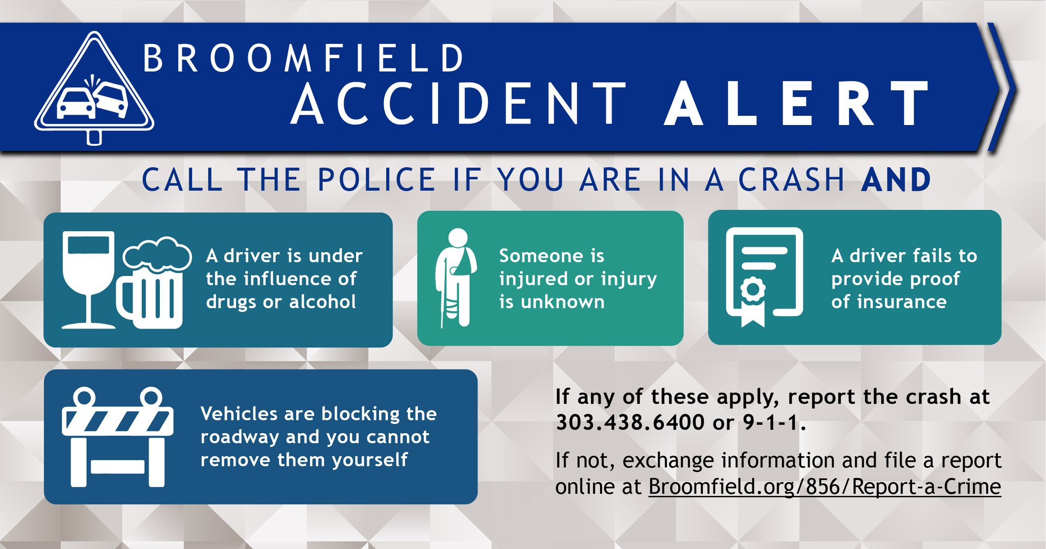 Broomfield Police on Twitter "NEW Due to the weather broomfield is