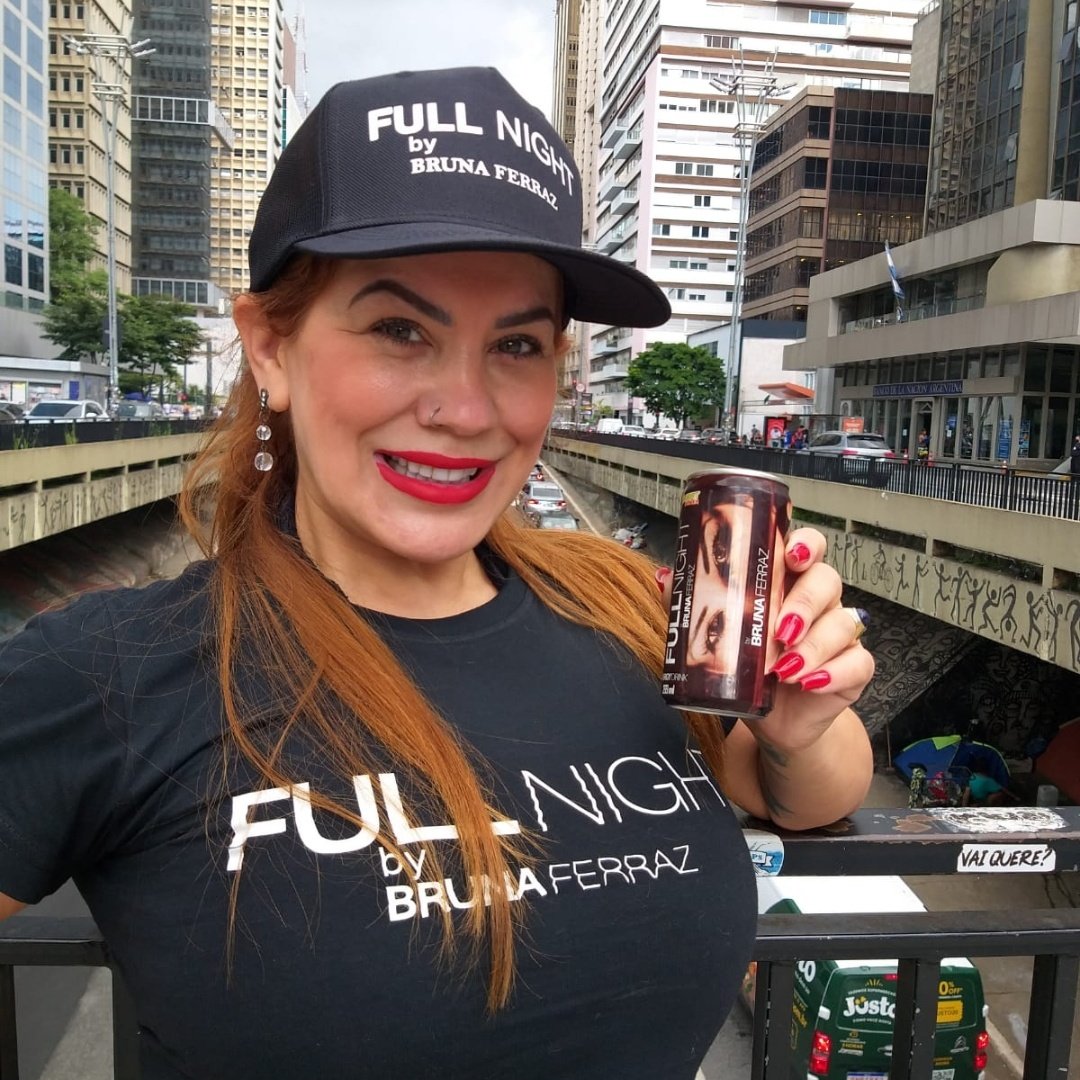 Hoje foi o dia da Degustação do meu energetico FULL NIGHT by BRUNA FERRAZ NA AV: PAULISTA