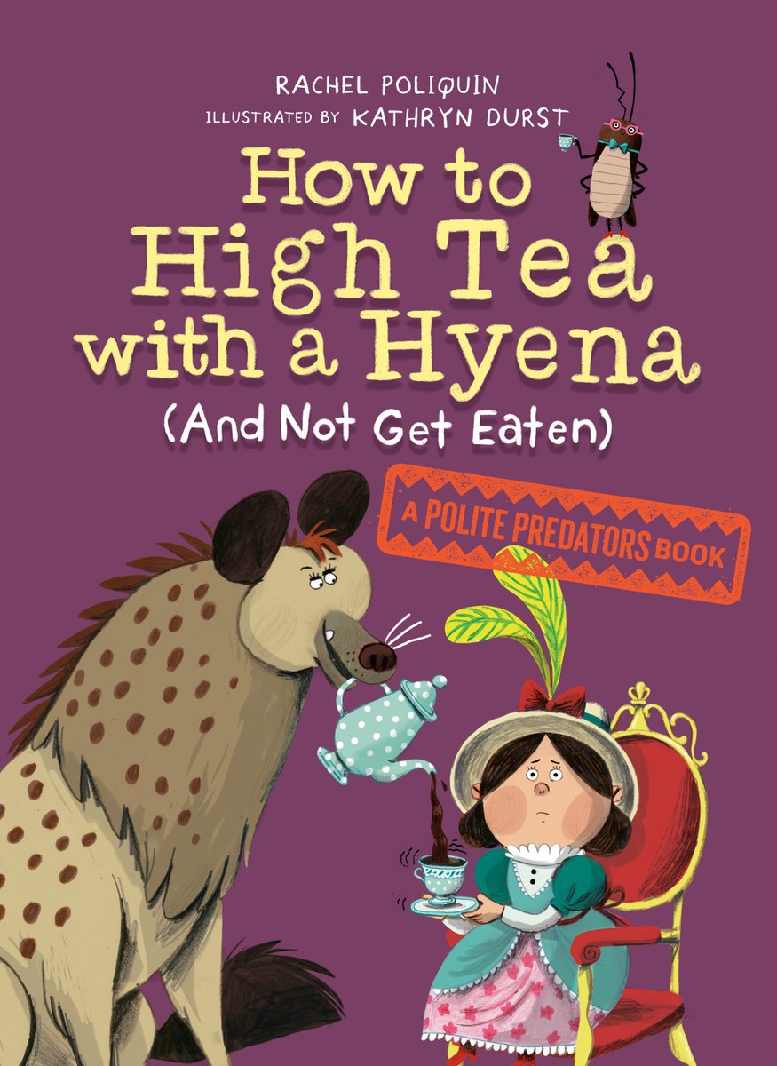 Tundra Books (@tundrabooks) on Twitter photo A hilarious illustrated non-fiction chapter book series starring a savvy cockroach who guides the reader through an encounter with a hyena, request to review How to High Tea with a Hyena by <a href="/ravishingbeasts/">Rachel Poliquin</a> and <a href="/KathrynDurst/">kathryn durst</a> on <a href="/NetGalley/">NetGalley</a>: bit.ly/33wckmi A hilarious illustrated non-fiction chapter book series starring a savvy cockroach who guides the reader through an encounter with a hyena, request to review How to High Tea with a Hyena by <a href="/ravishingbeasts/">Rachel Poliquin</a> and <a href="/KathrynDurst/">kathryn durst</a> on <a href="/NetGalley/">NetGalley</a>: bit.ly/33wckmi