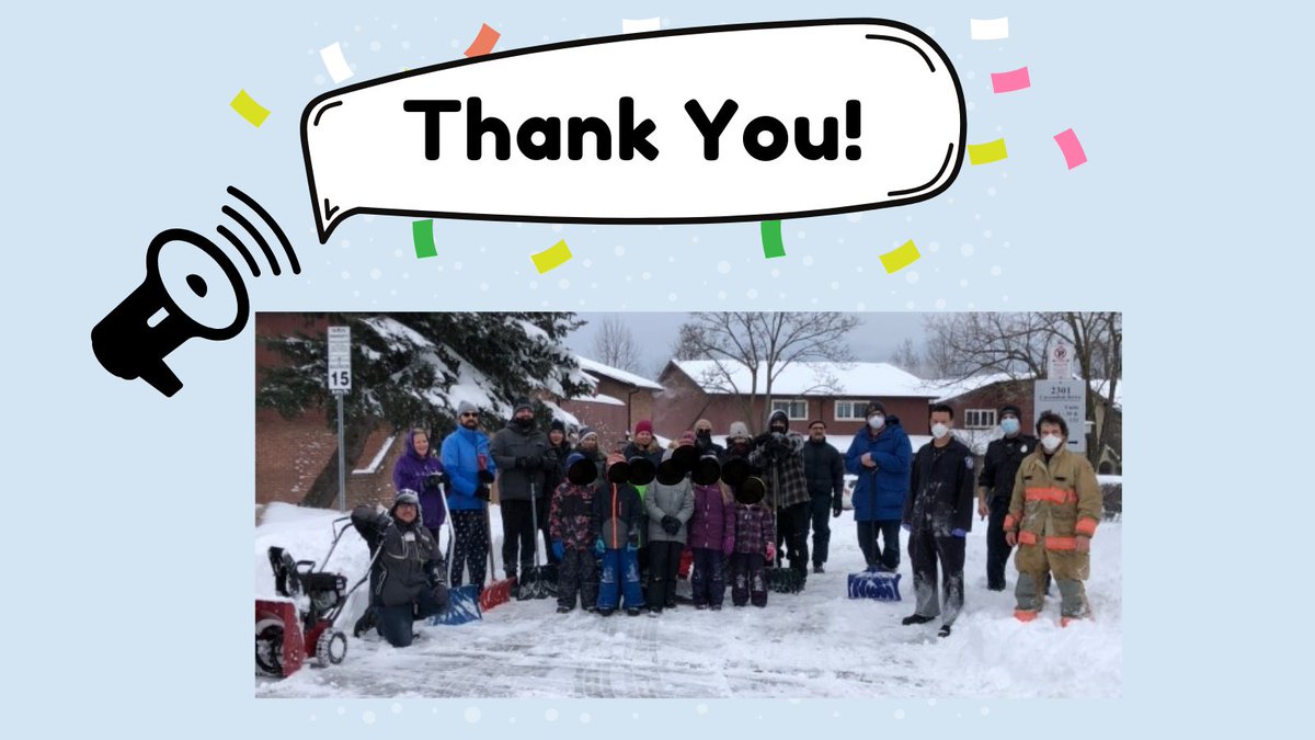 Residents of a Cavendish townhouse complex sprang into action, clearing the unplowed roadways for emergency personnel to make a safe &amp; quick exit. The most amazing part, this happened while emergency personnel were inside the home attending to the emergency. TY! <a href="/cityburlington/">City of Burlington</a>