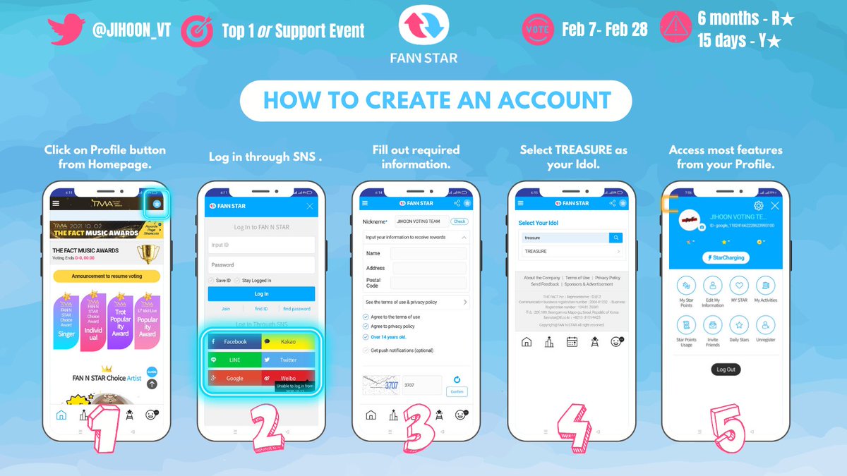 Jihoon_VT's tweet photo. [🎂] FANNSTAR

Aiurs &amp; Teumes!

Lets complete the mission together. Please follow step by step tutorial bellow and drop your stars for JIHOON! 

GOAL: 20,000 Rainbow Stars
🎖️ CM Board (Line 7 Gangnam-gu Office Station)
🔗https://t.co/IZDNcFlFid

#지훈 #트레저지훈 #JVTPlans https://t.co/uxsr5nEiHe