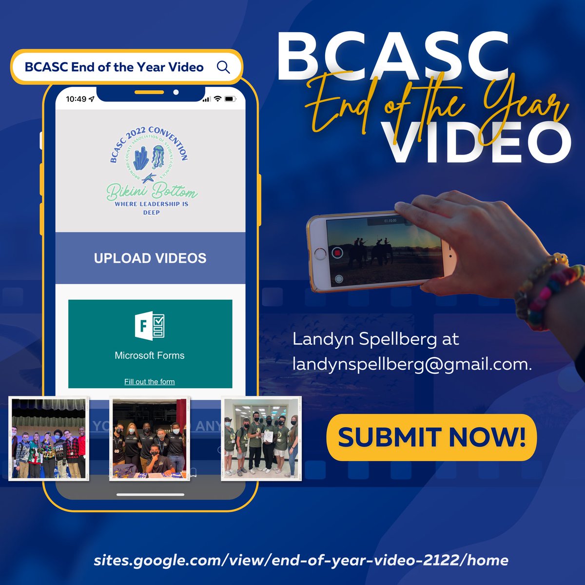 BCASC (@bcasc_florida) on Twitter photo Hello Broward County!! 💛💙 BCASC is collecting photos and videos for our end-of-the-year montage. You can submit photos or videos of events that your council hosted this year! Please send all submissions in by February 28th.
❔MS VP Landyn Spellberg landynspellberg@gmail.com Hello Broward County!! 💛💙 BCASC is collecting photos and videos for our end-of-the-year montage. You can submit photos or videos of events that your council hosted this year! Please send all submissions in by February 28th.
❔MS VP Landyn Spellberg landynspellberg@gmail.com