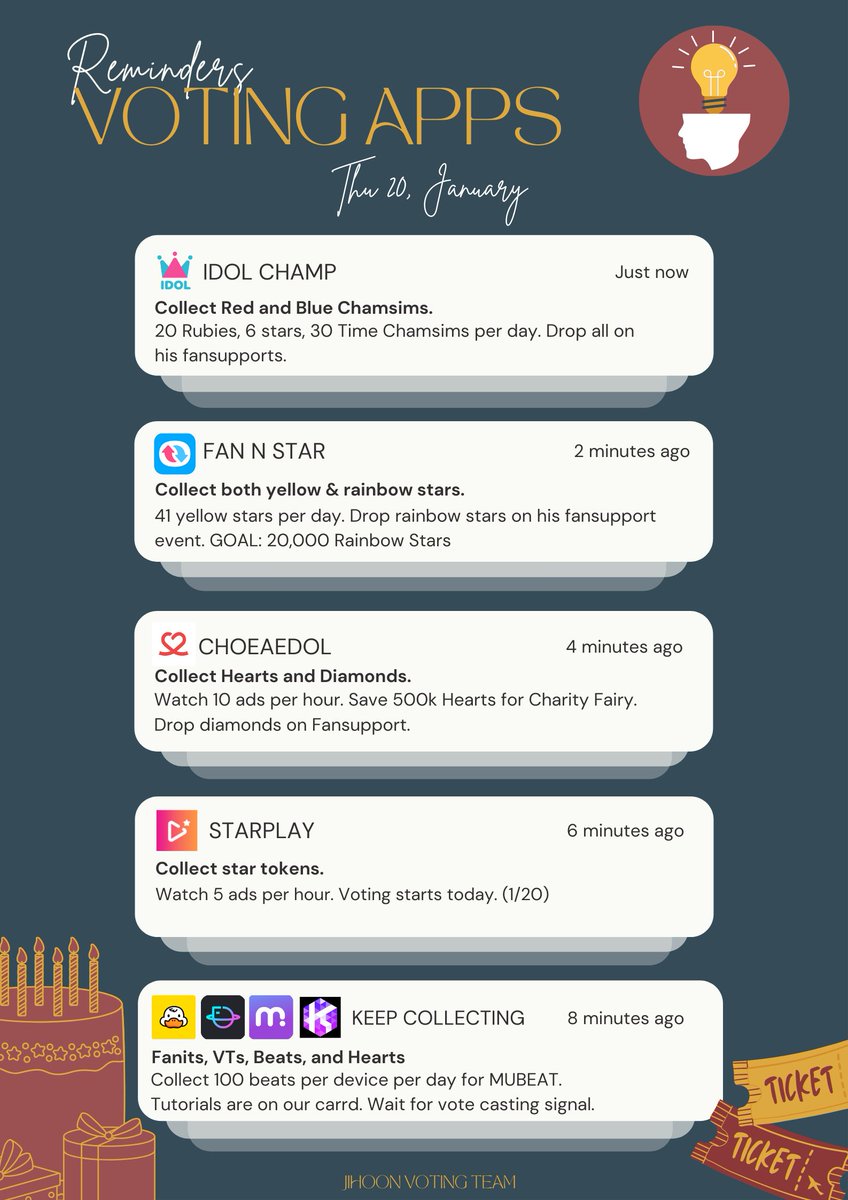 Jihoon_VT's tweet photo. [🎂] D-53 #JIHOON DAY!

Aiurs &amp; Teumes, see today's reminders! Drop, vote, and collect ❤️‍🔥 Visit our carrd for guides &amp; check #JVTPlans as often as you can.

🔗https://t.co/AbP9z68SCM
🔗For interested volunteers: https://t.co/C9B3Z0AIob

#지훈 #ジフン #트레저지훈 @treasuremembers https://t.co/wJFpAaUBB4