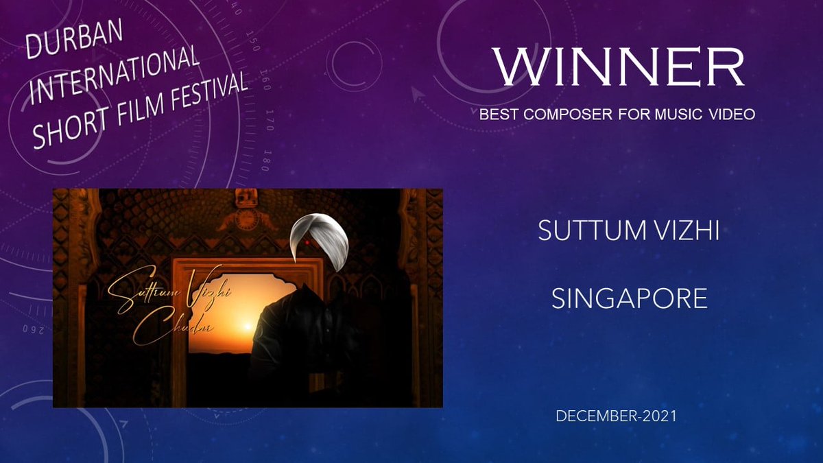c_consonant's tweet photo. 👏🎉❤️Congratulations once again to Niranjan Pandian and the team of “Aikyam - The Oneness” for receiving more awards and recognitions from Durban International Short Film Festival (South Africa).

Inspiring achievements!

#musicasitis #aikyamtheoneness #brahmastrasg #Casean https://t.co/pzBSNe05Uq
