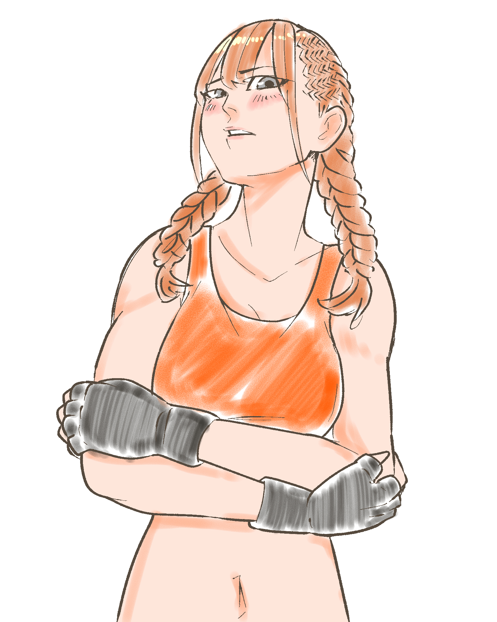 Kon 女性格闘家 女性ファイター イラスト 落書き T Co Pzqa6qxcr8 Twitter