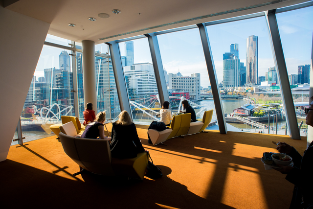 TPHEvents's tweet photo. The Melbourne Convention and Exhibition Centre has some excellent views - what a perfect spot to have a break between sessions.

#mcec #melbourneevent #melbournevenue #pco #eventmanager https://t.co/U6ws1AmDfp