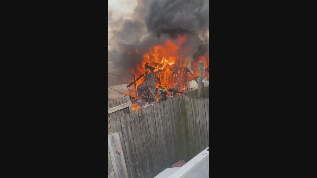 #EXCLUSIVE: Check out video a <a href="/WHBF/">Our QC News on Local 4 WHBF</a> viewer submitted of a house fire that happened around noon Wednesday near the intersection of 22nd Avenue and 5th Street, #RockIsland. Caused by a gas stove, this was one of two blazes to occur within a few hours of each other. #Illinois