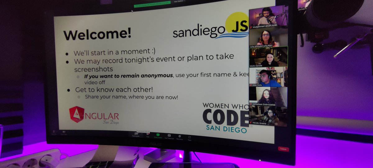codewith_ahsan's tweet image. We're just starting the event now @AngularSD. Woot woot 🎉
Super excited!!
#Angular #cdk #talk #codewithahsan